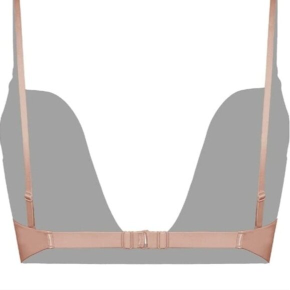 Wonderbra Nude Skin Tone Ultimate Deep Plunge Multiway Bra Brand New Size 34E - Picture 4 of 5